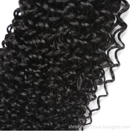 Free Sample Hair Bundle Raw Virgin Cuticle Aligned Hair,Human Hair Weave Bundle,Kinky Curl Human Hair Wig